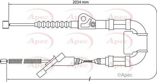 Apec cab1436 parking brake - parking,