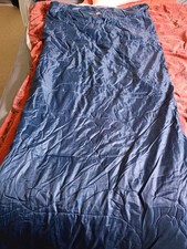 Blue Full Zip Single Sleeping Bag For Details See Photos