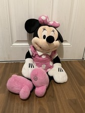 Disney Store Minnie Mouse Plush  Soft Toy Teddy 30 Inch Large Rare Giant Stamped