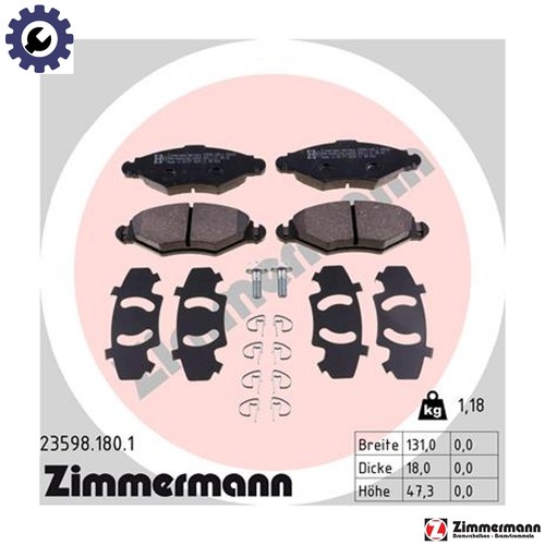 Brake pad set disc - pad,
