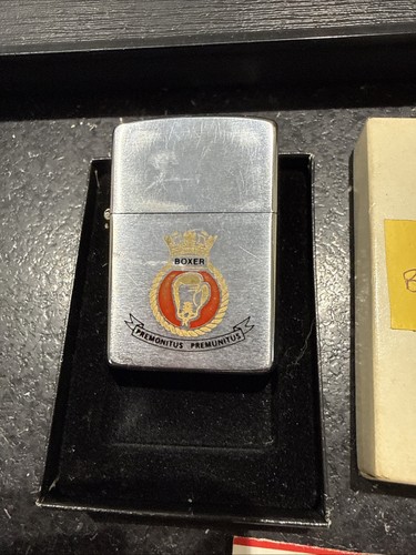 Vintage zippo lighter - zippo, hms