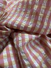 Vintage Cotton Coral Gingham