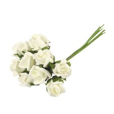 Bunch of 10 Foam Rose Buds -