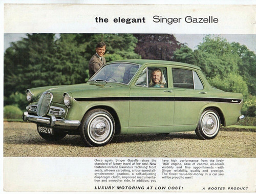 Singer gazelle series 1600 - series,