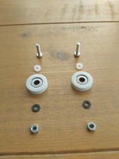 Greenhouse Door Wheels Kit 22mm Vitavia suitable for Juliana Halls AGL. Free P&P