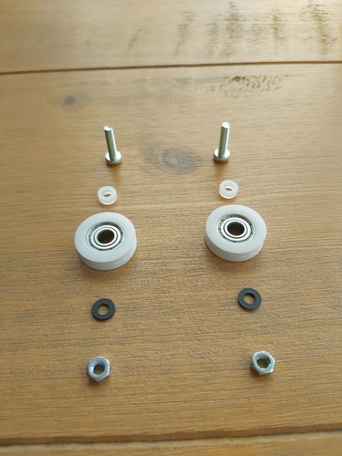 Greenhouse door wheels kit - wheels,