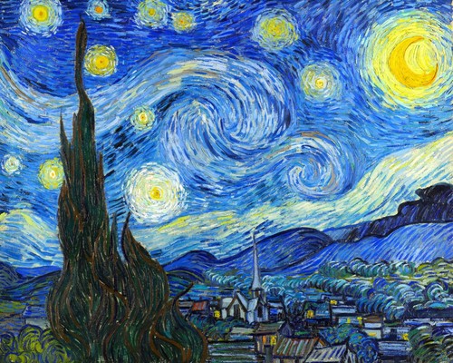 Van gogh starry night - gogh, canvas