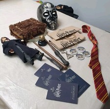 Harry Potter Bundle Job Lot Snitch Death Eater Mask Monster Book Wands Keyrings