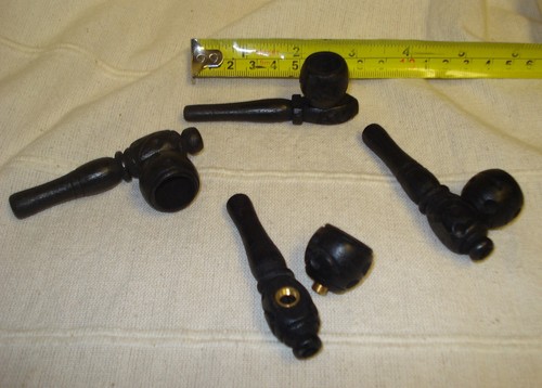 Small ebony black etched - black,