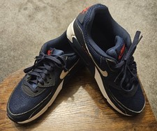 Navy Nike Air Max 90s Navy/white Size 4