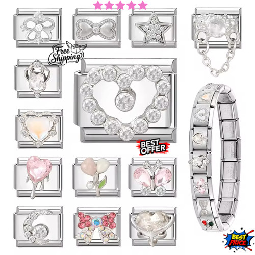 Italian charms bracelet - italian,