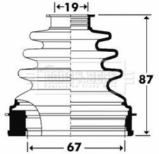 Borg beck bcb2901 drive - borg,