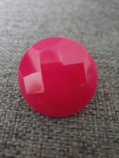 ICONIC!! - Lola Rose Vintage Bold Magenta Quartz Faceted Circle Ring - VGC