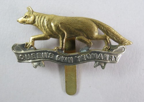 Military cap badge the - the, queen's