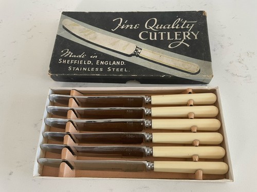 Faux bone knives butter - x,