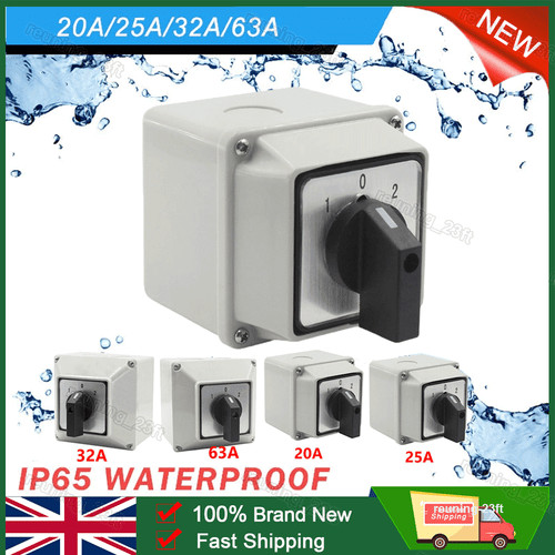 Lw26 63a position rotary - lw26, 3-position