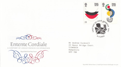 Entente cordiale fdc london - fdc,