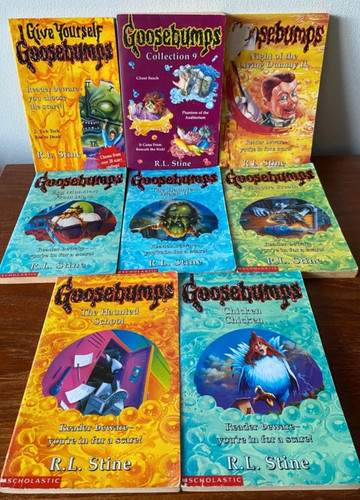 Scholastic goosebumps - 8x,