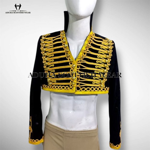Victorian women black hussar - black,