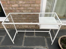 IKEA White Vittsjo Desk - 100x36x73cm - Small Table Console Laptop Computer