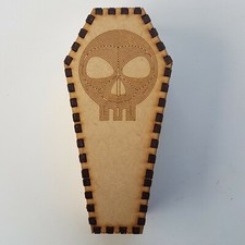 Wooden mdf coffin halloween - coffin,