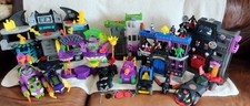 Imaginext DC Batman Super Friends Massive Bundle 7 Play sets, Vehicles, Figures 