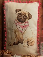 Pugs And Kisses Dog Cushion