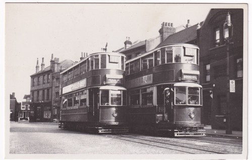 Vintage london tram postcard - tram,