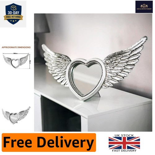 Elegant 64cm angel wing mirror - elegant,