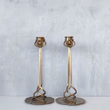Pair vintage brass Richard