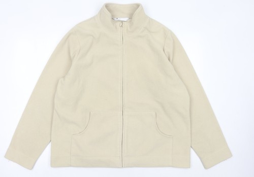 Bhs womens beige fleece jacket - womens,