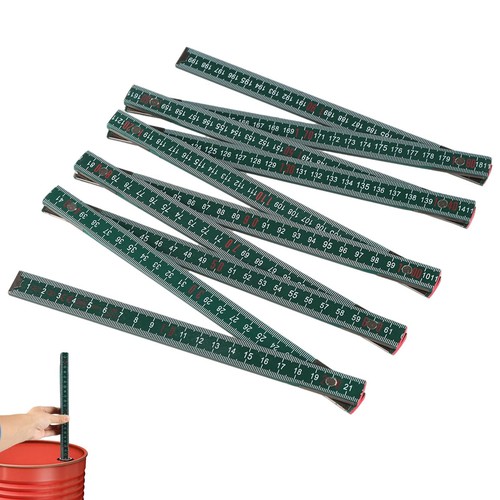 Folding oil tank level gauge - folding,