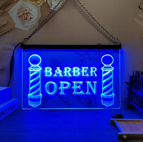 Barber shop open led - shop,