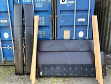 *Reduced*Italian hand crafted leather super king bed frame - Stone International