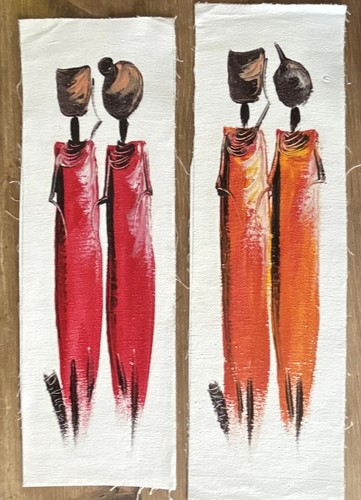 Original african acrylic - 2x,