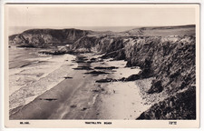 A Frith's Real Photo Post Card of Traethllyfin Beach. Pembrokeshire