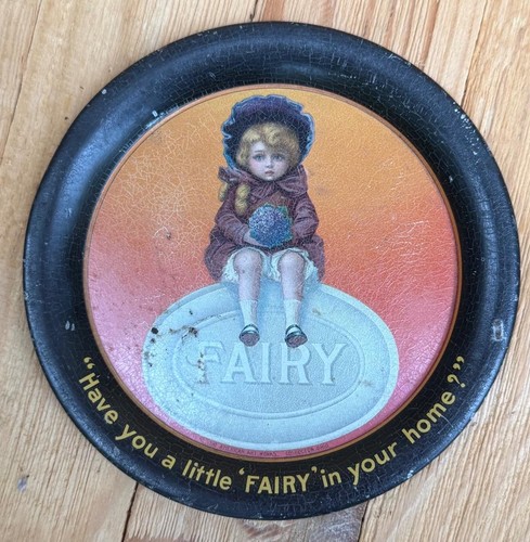 Antique tip tray - antique, fairy