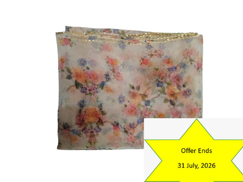 Women organza dupatta indian - organza,