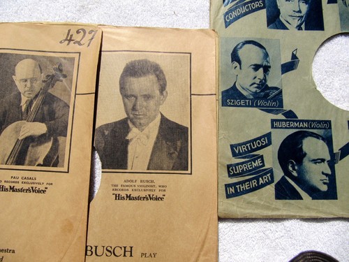Pablo casals picture sleeve - picture,