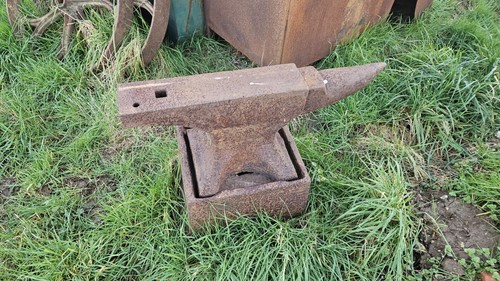 Blacksmiths anvil and stand - blacksmiths,