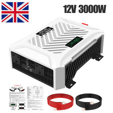 12V 3000W 6000W Pure Sine Wave Power Inverter 240V Converter UK Plugs USB