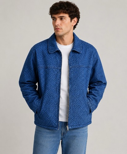 Stephen quilted denim - stephen, jacket