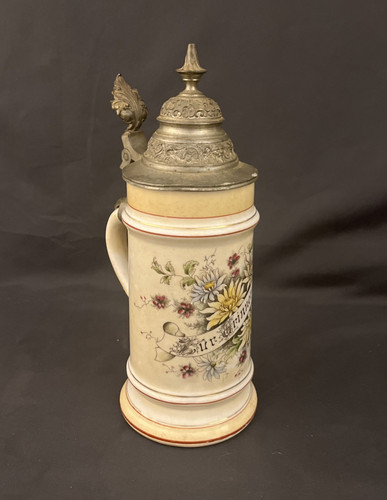 Antique lithophane bottom - antique,