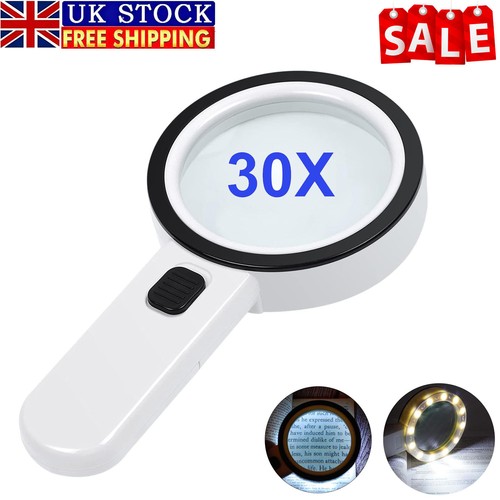 30x handheld magnifying glass - 30x,