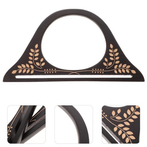 2pcs wooden handbag handles - 2pcs,