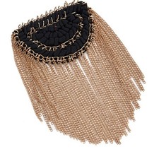 Metal Tassels Fringed Shoulder