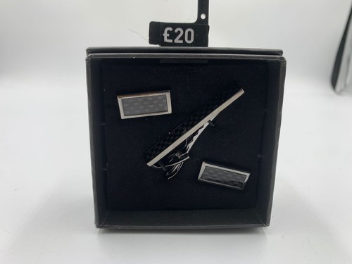 Next gunmetal pyramid cufflink