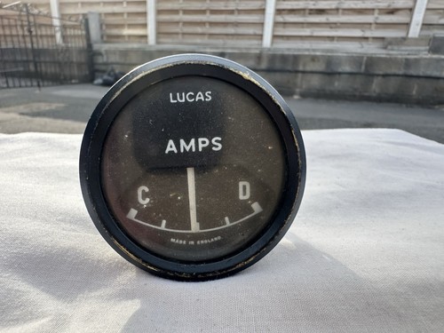 Lucas amps gauge ammeter - gauge,