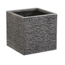 38cm Grey Brick Stone Effect