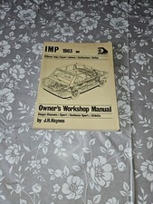 Hillman Imp (1963-1971) Haynes Workshop Manual